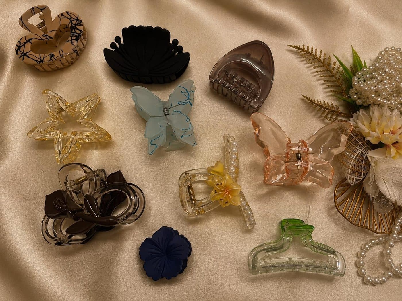 Hair Claw Clips, Assorted, lightweight and comfortable